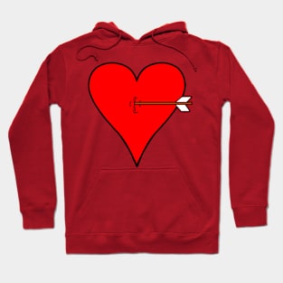 Arrow through the Heart Hoodie